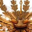 Load image into Gallery viewer, Farmhouze Light-French Country Gilde Gold Metal Botanical Cage Ceiling Light-Ceiling Light-Antique Gold-

