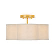 Load image into Gallery viewer, Farmhouze Light-French Country Quatrefoil Scalloped Fabric Ceiling Light-Ceiling Light-13.8 in-
