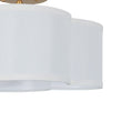 Load image into Gallery viewer, Farmhouze Light-French Country Quatrefoil Scalloped Fabric Ceiling Light-Ceiling Light-13.8 in-

