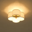 Load image into Gallery viewer, Farmhouze Light-French Country Quatrefoil Scalloped Fabric Ceiling Light-Ceiling Light-13.8 in-
