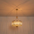 Load image into Gallery viewer, Farmhouze Light-French Country Rusty Silver 6-Light Crystal Cage Chandelier-Chandelier-Gold-
