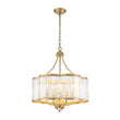 Load image into Gallery viewer, Farmhouze Light-French Country Rusty Silver 6-Light Crystal Cage Chandelier-Chandelier-Gold-

