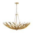 Load image into Gallery viewer, Farmhouze Light - French Farmhouse 6 - Light Brass Branching Round Basin Chandelier - Chandelier - Gold - 
