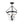Load image into Gallery viewer, Farmhouze Light - French Farmhouse Candle Style Glass Bell Cage Ceiling Light - Ceiling Light - Black - 
