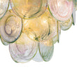 Load image into Gallery viewer, Farmhouze Light - French Luxury Green Swirl Glass Round Tiered Chandelier - Chandelier - 23 in - 

