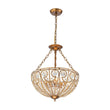 Load image into Gallery viewer, Farmhouze Light - French Vintage Bronze Crystal Large Bowl Cage Chandelier - Ceiling Light - 17.7 in - 
