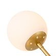 Load image into Gallery viewer, Farmhouze Light - Frosted Glass Bubble Branching Round Sputnik Chandelier - Chandelier - Brass - 
