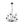 Load image into Gallery viewer, Farmhouze Light - Funky Clear Seeded Glass Globe Tired Bubble Chandelier - Chandelier - Black - 
