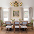 Load image into Gallery viewer, Farmhouze Light-Glam 12-Light Round Sputnik Glass Globe Bubble Semi Flush-Chandelier-Moss Green Glass-
