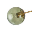 Load image into Gallery viewer, Farmhouze Light-Glam 12-Light Round Sputnik Glass Globe Bubble Semi Flush-Chandelier-Moss Green Glass-
