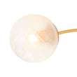 Load image into Gallery viewer, Farmhouze Light-Glam 12-Light Sputnik Milky Mist Glass Bubble Semi Flush-Chandelier-Brass-
