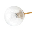 Load image into Gallery viewer, Farmhouze Light-Glam 12-Light Sputnik Milky Mist Glass Bubble Semi Flush-Chandelier-Brass-

