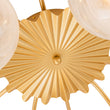 Load image into Gallery viewer, Farmhouze Light-Glam 12-Light Sputnik Milky Mist Glass Bubble Semi Flush-Chandelier-Brass-
