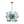 Load image into Gallery viewer, Farmhouze Light - Glam 18 - Light Balloon Cluster Blue Glass Globe Chandelier - Chandelier - Gradual Blue - 
