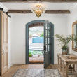 Load image into Gallery viewer, Farmhouze Light-Glam 4-Light Brass Faceted Crystal Sunburst Flush Mount-Chandelier-Brass-
