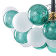 Load image into Gallery viewer, Farmhouze Light - Glam Dimmable Cluster Green White Glass Globe Bubble Chandelier - Chandelier - 5 Bulbs - 
