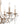 Load image into Gallery viewer, Farmhouze Light - Glam Vintage 6 - Light Crystal Accented Candle Style Chandelier - Chandelier - 6 - Light - 
