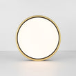 Load image into Gallery viewer, Farmhouze Light-Gold Ring Accent Black Round Dimmable LED Ceiling Light-Ceiling Light-15.7 in-
