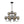 Load image into Gallery viewer, Farmhouze Light - Gothic Luxe Black Smoked Textured Glass Globe Chandelier - Chandelier - Black - 
