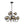 Load image into Gallery viewer, Farmhouze Light - Gothic Luxe Black Smoked Textured Glass Globe Chandelier - Chandelier - Black - 
