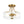 Load image into Gallery viewer, Farmhouze Light - Hammered Texture Glass Round Semi Flush Ceiling Light - Ceiling Light - Gold - 
