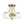 Load image into Gallery viewer, Farmhouze Light - Hammered Texture Glass Round Semi Flush Ceiling Light - Ceiling Light - Gold - 
