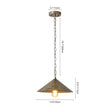 Load image into Gallery viewer, Farmhouze Light - Industrial 1 - Light Distressed Silver Iron Flat Cone Kitchen Pendant - Pendant - 13.8 in - 
