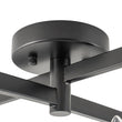 Load image into Gallery viewer, Farmhouze Light-Industrial 4-Light Iron Square Lantern Semi Flush Mount-Ceiling Light-Black Brass-
