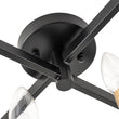 Load image into Gallery viewer, Farmhouze Light-Industrial 4-Light Iron Square Lantern Semi Flush Mount-Ceiling Light-Black Brass-
