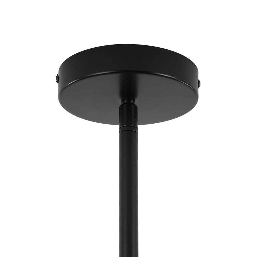 Farmhouze Light - Industrial 8 - Light Black Sputnik Square Cage Pendant - Pendant - Black - 