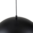 Load image into Gallery viewer, Farmhouze Light - Industrial Aged Black Gold Oversized Metal Dome Pendant - Chandelier - 23.6 in - 
