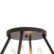 Load image into Gallery viewer, Farmhouze Light - Industrial Geometric Matte Black Candle Cage Ceiling Light - Ceiling Light - Black - 
