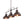 Load image into Gallery viewer, Farmhouze Light-Industrial Kitchen Linear Pot Lid Island Pendant Light-Chandelier-Antiqued Silver-
