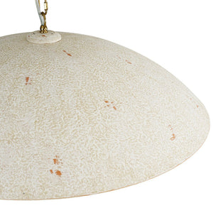 Farmhouze Light - Industrial Saucer Oversized Dome Pendant Light - Chandelier - White - 