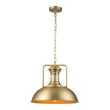 Load image into Gallery viewer, Farmhouze Light - Industrial Single Dome Pendant Light - Pendant - Brass - 
