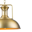 Load image into Gallery viewer, Farmhouze Light - Industrial Single Dome Pendant Light - Pendant - Brass - 
