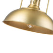 Load image into Gallery viewer, Farmhouze Light - Industrial Single Dome Pendant Light - Pendant - Brass - 
