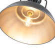 Load image into Gallery viewer, Farmhouze Light-Industrial Single Dome Pendant Light-Pendant-Brushed Antique Silver-
