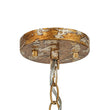 Load image into Gallery viewer, Farmhouze Light - Industrial Single Gold Green Patina Iron Dome Pendant - Pendant - 16.3 in - 
