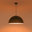 Load image into Gallery viewer, Farmhouze Light - Industrial Weathered Bronze Style Oversized Metal Dome Pendant - Chandelier - 23.6 in - 
