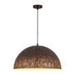 Load image into Gallery viewer, Farmhouze Light - Industrial Weathered Bronze Style Oversized Metal Dome Pendant - Chandelier - 23.6 in - 
