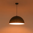 Load image into Gallery viewer, Farmhouze Light - Industrial Weathered Bronze Style Oversized Metal Dome Pendant - Chandelier - 23.6 in - 
