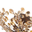 Load image into Gallery viewer, Farmhouze Light-Italy 5-Light Round Champagne Crystal Flower Semi Flush-Ceiling Light-Oil Rubbed Bronze-
