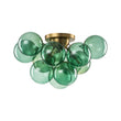 Load image into Gallery viewer, Farmhouze Light - Lake House Cluster Green Glass Globe Bubble Ceiling Light - Ceiling Light - Green Bubble - 
