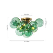 Load image into Gallery viewer, Farmhouze Light - Lake House Cluster Green Glass Globe Bubble Ceiling Light - Ceiling Light - Green Bubble - 
