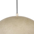 Load image into Gallery viewer, Farmhouze Light - Luxury Distressed Gilded Oversized Metal Dome Pendant - Chandelier - Black - 
