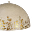 Load image into Gallery viewer, Farmhouze Light - Luxury Distressed Gilded Oversized Metal Dome Pendant - Chandelier - Black - 
