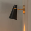 Load image into Gallery viewer, Farmhouze Light - Mid - Century 1 - Light Metal Adjutable Cone Wall Light - Wall Sconce - White - 
