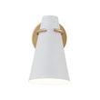 Load image into Gallery viewer, Farmhouze Light - Mid - Century 1 - Light Metal Adjutable Cone Wall Light - Wall Sconce - White - 
