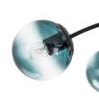 Load image into Gallery viewer, Farmhouze Light-Mid-Century 12-Light Sputnik Blue Glass Globe Ceiling Light-Ceiling Light-Black-
